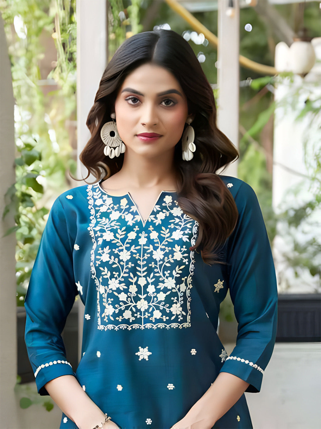 Indigo Blue Fancy Designer Co-ord Set